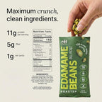 Rel Snacks Dill Pickle Roasted Edamame Beans – High Protein, Low Carb Snack (11g Protein) – Keto, Vegan, Non-GMO – Made with Avocado Oil – 10 Pack, 0.9 oz