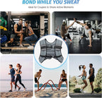 ZELUS Weighted Vest, 6lb/8lb/12lb/16lb/20lb/25lb/30lb Weight Vest with Reflective Stripe for Workout, Strength Training, Running, Fitness, Muscle Building, Weight Loss, Weightlifting
