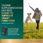 VetriScience Extra Strength Healthy Heart Chews, Vetri Cardio Supplement for Dogs, Cardio Support Supplement with Taurine, Carnitine, CoQ10, and Hawthorn, Chicken, 60 Count