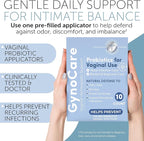 Vaginal Probiotics for Women | Feminine Care | pH Balance for Women | Yeast Infection Care | Bacterial Vaginosis Treatment | Defense Against Burning and Excess Discharge | 10 Count