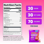 Shameless Snacks - Healthy Low Calorie Snacks, Low Carb Keto Gummies (Gluten Free Candy) - 6 Pack Sour Cherry Bomb
