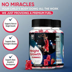 Jadee Height Growth Gummies for Teens & Kids Calcium 325mg, Teen Vitamins D3,K2,C, Magnesium, Ashwagandha, Zinc, L-Arginine - Bone Healthy Growth, Development & Strength - Height Increase & Immunity