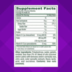 Vitafusion GLP-1 Support Fiber Plus Vitamins D, B12 and Folate Gummy Vitamins, Citrus Flavor, Sugar Free, 90 Count, 30 Day Supply