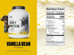 Levels Grass Fed Whey Protein Powder, No Artificials, 24G of Protein, Vanilla Bean, 5LB