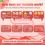 L-Glutamine 1200mg Gut & Immune Support Gummies,Leaky Gut Repair Supplement with Slippery Elm,Marshmallow Root,Ginger Root,Arabinogalactan,Organic Aloe,Vitamin C,Vitamin D3,Zinc,Sugar-Free | 60 Count