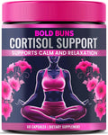 Cortisol Support for Women - Stress & Mood Balance Supplement with Sensoril® Ashwagandha, Magnolia Bark, L-Theanine & Phosphatidylserine - Supports Calm, Focus & Sleep Quality (60 Vegan Capsules)