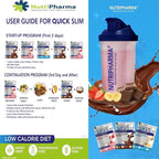 Quick Slim Meal Replacement Shake for Weight Loss, 30 Servings, 20g Protein, 27 Vitamins & Minerals, Dietary Fiber, Low Carb, Gluten Free (Double Chocolate, 30 Sachets)