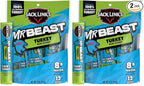 Jack Link’s x MrBeast Turkey Mini Sticks,As Seen on Beast Games,8g Protein,Made with 100% All Natural Turkey,Zero Sugar,Pantry-Ready Snacks,(Pack of 24)