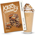 Keto Chow Chocolate Toffee - Keto Meal Replacement Shake Powder - Nutritionally Complete - Low Carb - Delicious Easy Meal Substitute - Protein Rich You Choose The Fat - Single Meal Sample