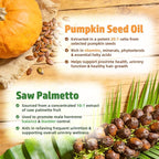 MEENCCD Pumpkin Seed Oil Gummies with Saw Palmetto, Pumpkin Seed Oil for Hair and Skin Health, Pumpkin Seed Extract for Women Men, Sugar-Free, Raspberry Flavor, 60 Count