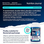 MAGNOX® Buster | Patented Clinically Tested 380mg Magnesium Supplement for Spasms & Leg Cramps at Night | One Capsule a Day for Almost Full Dosage | 3X More Absorption | Dead Sea Minerals (120 Caps)