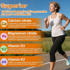 Calcium Magnesium Zinc Gummies for Adult: Organic 1000mg Calcium Citrate Magnesium Supplement with D3 K2 B6 B12 - Sugar Free High Absorption Supplement for Women Men (60 Count(Pack of 2))