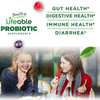 Lifeable Probiotics Gummies | 2 Billion CFU | Great Tasting Probiotic Gummies for Women | Probiotic Gummy for Gut Health and Immune Support | Probiotics for Women and Men | 90 Gummies