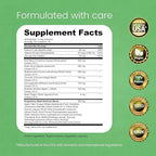 Sea Moss, Black Seed Oil, Bladderwrack, Turmeric, Ashwagandha, Burdock, Vitamin C, D3, Yellow Dock Root, Manuka, Dandelion - 90 Veggie caps