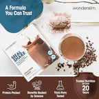 WonderSlim Meal Replacement Shake, Chocolate Cream, 15g Protein, 24 Vitamins & Minerals, Gluten Free (7ct)
