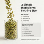 Rel Snacks Buffalo Roasted Edamame – High Protein Low Carb Snack (11g Protein per Serving) – Keto-Friendly, Vegan, Non-GMO – 10-Pack 0.9oz Bags