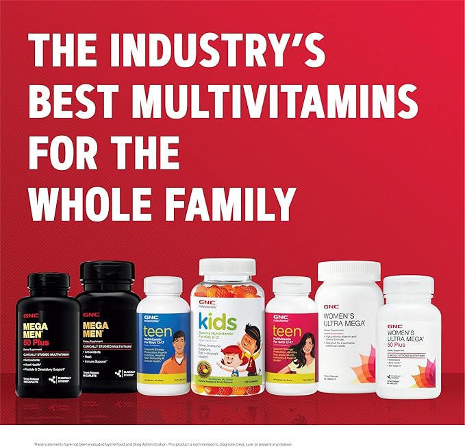 GNC Mega Men Energy & Metabolism Multivitamin | Increased Calorie Burning | 90 Count