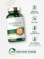 Carlyle Boswellia Extract Capsules | 250 Count | Boswellia Serrata Complex with Black Pepper Extract | Non-GMO, Gluten Free Supplement