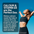 NatureWise High-Purity, All-Natural Calcium 1250mg + Vitamin D3 1000IU + Organic MCT Coconut Oil - Pregnancy Safe + Non-GMO - Absorption Friendly, Gluten Free - 60 Softgels[30-Day Supply]