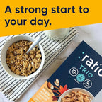Ratio Trio Maple Almond Crunch Cereal, 10g Protein, Keto Friendly, 10.4 oz