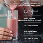 Isopure Low Carb 100% Pure Whey Isolate Protein Powder, Lactose Free, Gluten Free, With Vitamins, Strawberry, 25g Protein Per Serving, 1 Lb, 14 Servings (Packaging May Vary)