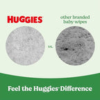 Huggies Natural Care Sensitive Baby Wipes, Unscented, Hypoallergenic, 99% Purified Water, 9 Flip-Top Packs (3 packs of 3), 504 Total Wipes (56 Wipes per pack), Packaging May Vary