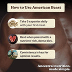 MK Supplements American Beast | Bison Liver & Heart Capsules | ~49x More CoQ10 Than Beef Liver | Regeneratively Raised Bison | 150 Capsules