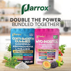 Soothe & Smooth Bundle Gummies - Cortisol & Myo-Inositol Supplement with D-Chiro Inositol, Berberine, Magenesium, Ashwagandha, L-Theanine, Vitamins D3+K2 & B12, Folate, Zinc Lion's Mane (150 Gummies)