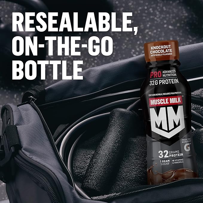 Muscle Milk Pro Series Shake,Cookies 'n Creme,11.16 Fl Oz Bottles,(Pack of 24)