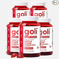 Goli Zero Sugar Apple Cider Vinegar Gummies - ACV with Vitamin B12 and Probiotics - No Sugar Alcohols - Vegan, Keto-Friendly, Gluten-Free - 5 Pack