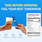 TO. AM Recovery Boost Jelly Stick | Better Mornings After Every Night Out | Korean Pear 10,000mg + DHM 1,000mg | Liver Support + Electrolytes | Pre & Post Drink | Made in Korea | 10 Count