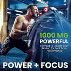 Panax Ginseng Supplement 1000mg - 60 Vegan Capsules - Korean Red Ginseng Extract Root Powder Pills for Men and Women - for Natural Energy, Focus, Immune Support, Vitality & Stamina