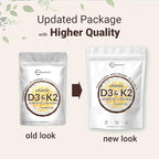Micro Ingredients Vitamin D3 10,000 IU + K2 MK-7 200 mcg, 600 Softgels with Virgin Coconut Oil (2 Pack) | 2-in-1 Vitamins D & K Complex | Extra Strength, Easy to Swallow, Non-GMO, Gluten Free
