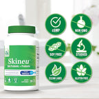 Health Thru Nutrition Skineu - Skin Probiotic + Prebiotic | Supports Skin Hydration & Elasticity | Clinically Studied Ingredients |3rd Party Tested, Non-GMO & Gluten-Free | 30 VegeCapsules