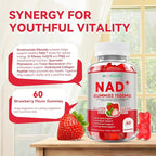 1500MG Core Collagen Supplements with N AD+ for Women & Men, Trans-Resveratrol, CoQ10, Nicotinamide Riboside Hydrogen Malate, for Healthy Aging & Antioxidant Support, 120 Gummies