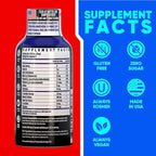 Vitamin Energy Immune+ Extra Strength Energy Shot Blue Raspberry 48 Pack, 260mg Natural Caffeine, B-Vitamins, Citicoline, Green Tea, Immunity & Focus Support, Zero Sugar, Gluten-Free 1.93 fl oz