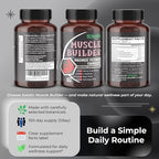 Ultra Muscle Builder Supplement with L-Arginine & Tribulus – Sports Training Support – 150 Capsules (150-Day Supply)