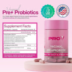 Pro-V Women’s Probiotic with Prebiotics & Cranberry - 4-in-1 Synbiotic for Vaginal Health, pH Balance, Odor & Urinary Tract Support - Daily Feminine Microbiome Supplement - 30 CT