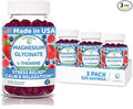 Lunakai USA Made Magnesium Glycinate Gummies 426mg with L-Theanine – Calm, Sleep, Stress Relief for Adults & Kids, Non-GMO, Vegan - 3 Pack