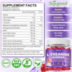 180 Count | L-Theanine Gummies for Kids & Adults - L Theanine Supplements with Ashwagandha, GABA & 5HTP - Support Natural Relaxation, Calm, Deep Zzz & Stress Relief, Strawberry Flavor