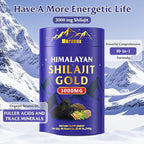 Himalayan Natural Shilajit Gummies I Gold Grade Natural Shilajit with Ashwagandha, Gokshura, Black Musli & 85+ Trace Minerals I No Added Sugar I Non-GMO I 60 Gummy