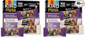 KIND Mini Nut Bars, Variety Pack, Salted Caramel Dark Chocolate Nut and Dark Chocolate Almond Coconut, Low Calorie Snacks, Gluten Free, Low Sugar, 2-3g Protein, 20 Count (Pack of 2)