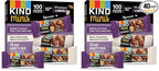KIND Mini Nut Bars, Variety Pack, Salted Caramel Dark Chocolate Nut and Dark Chocolate Almond Coconut, Low Calorie Snacks, Gluten Free, Low Sugar, 2-3g Protein, 20 Count (Pack of 2)
