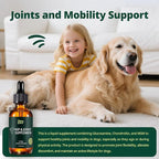 Hip & Joint Supplement for Dogs, Liquid Glucosamine Chondroitin for Dogs with MSM, Hyaluronic Acid & Collagen – Dog Joint Supplement for Mobility, Hip Support & Flexibility – Chicken Flavor, 60 mL