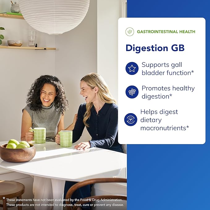 Pure Encapsulations Digestion GB - Digestive Enzyme Supplement - for Gallbladder Support & Gut Health* - with Bile Salts & Digestive Enzymes Blend - Gluten Free & Non-GMO - 90 Capsules