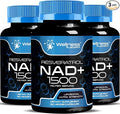 WELLNESS LABSRX Liposomal NAD Supplement, 1500mg - USA Made, NAD Resveratrol Supplement for Women and Men, NAD+ Support Cellular Health, Energy & Anti Aging - 3 Pack