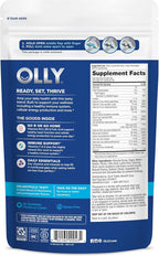 OLLY Men's Multivitamin Gummy, Immune Support, Vitamins A, C, D, E, B, Lycopene, Zinc, BlackBerry, 60 Day Supply - 120 Count
