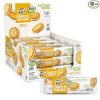 Lenny & Larry's The Complete Cremes®, Sandwich Cookies, Vanilla, Vegan, 5g Plant Protein, 6 Cookies Per Pack (Box of 12)