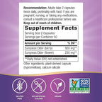 Nature's Way Black Elderberry Capsules, Traditional Immune Support* Supplement with Elderberry and Elderflower, Plant Powered, 100 Capsules (Packaging May Vary)
