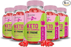 (5 Pack) Fast Track Keto ACV Gummies Extreme 2000MG Fasttrack Keto Gummies Apple Cider Vinegar Formulated with Pomegranate Beet Juice Powder B12 Vegan Non GMO 300 Gummys